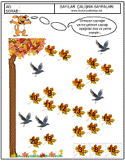 okul öncesi sıradaki sayı kaçtır çalışma sayfaları